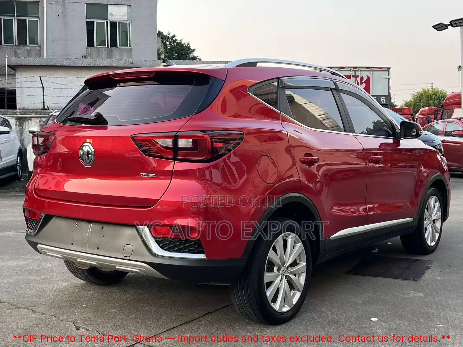 MG ZS 2017 Red