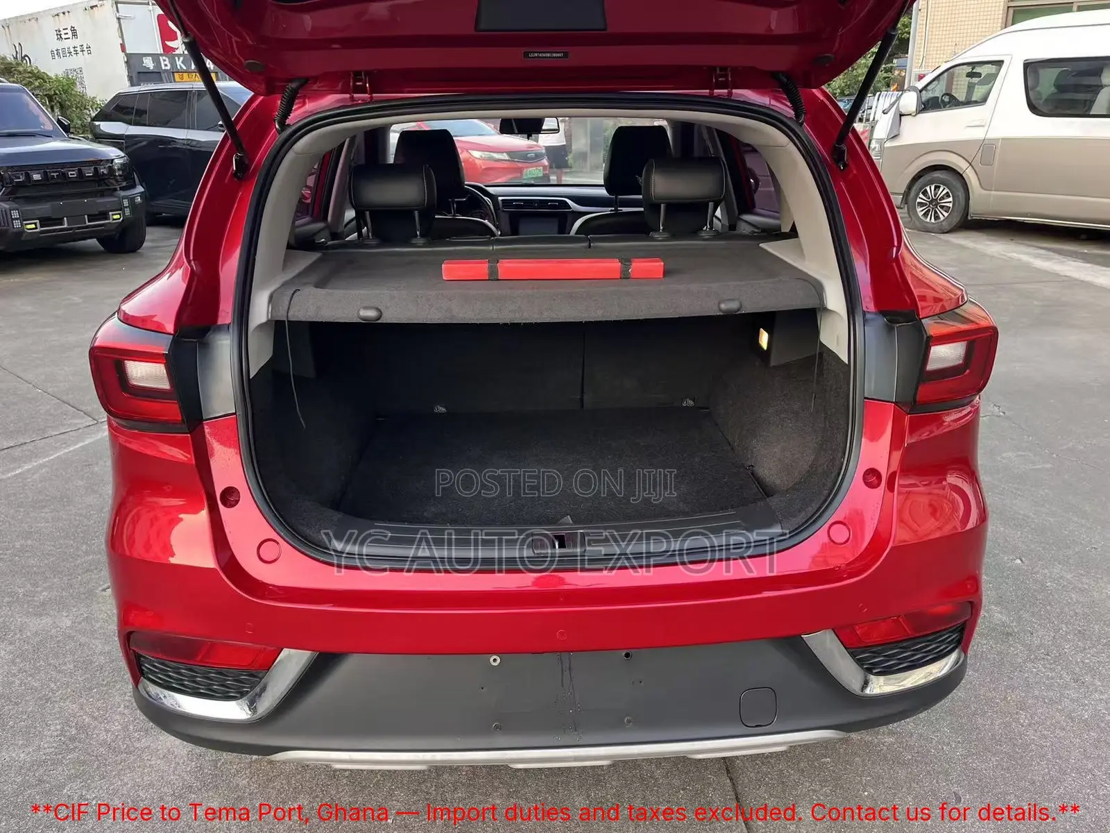 MG ZS 2017 Red