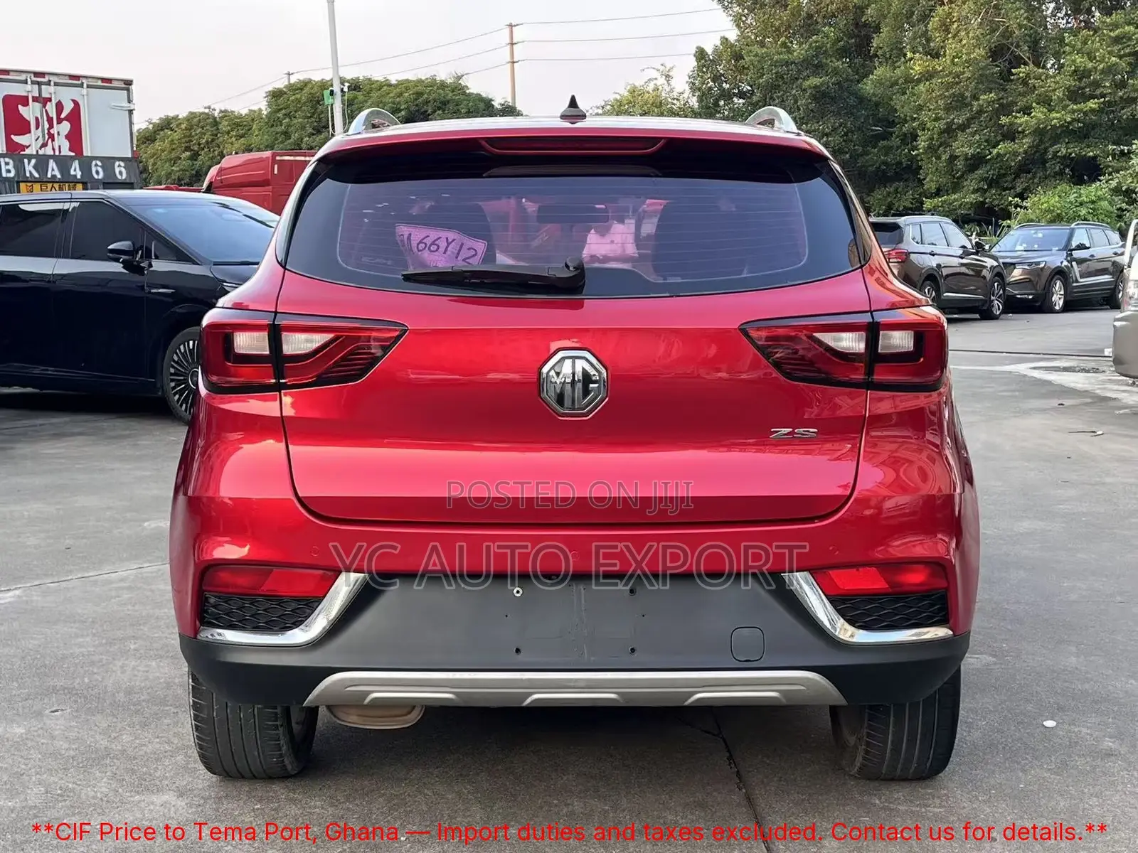 MG ZS 2017 Red