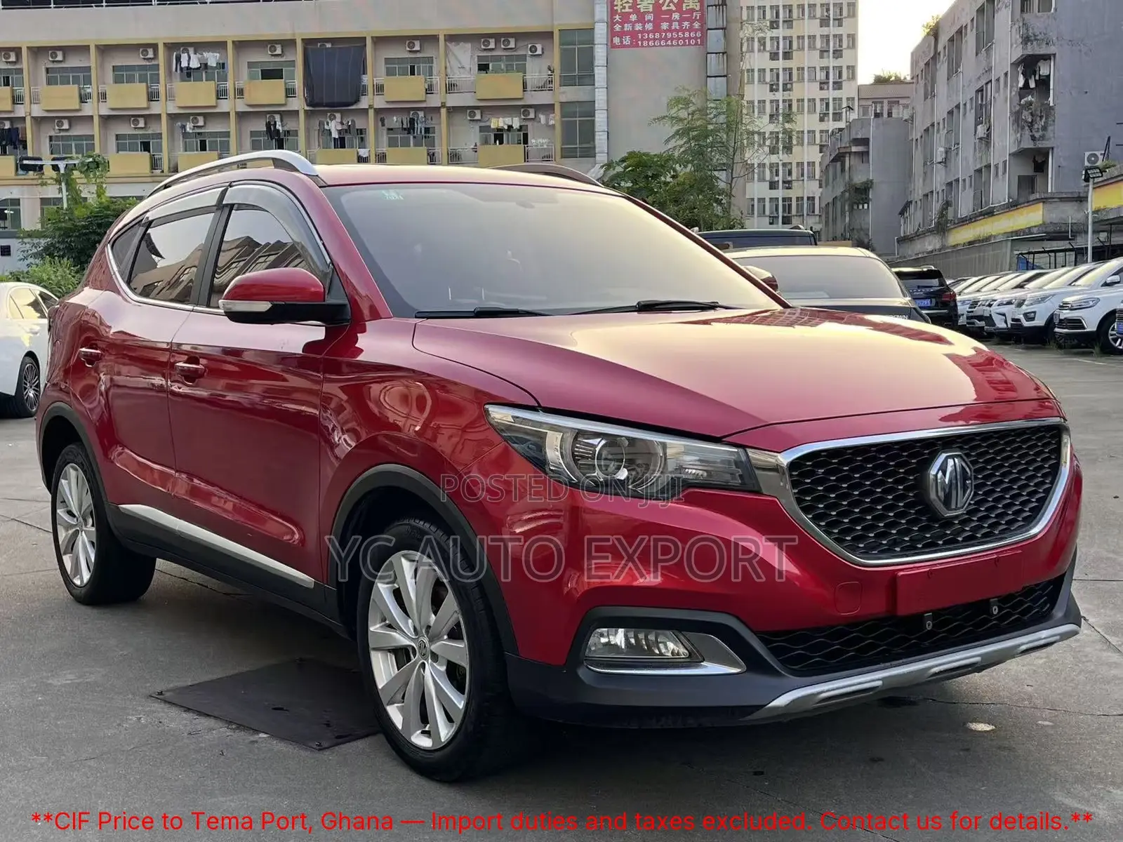 MG ZS 2017 Red