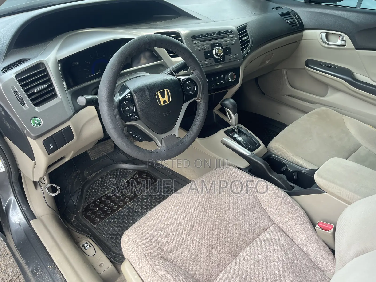 Honda Civic LX Sedan Automatic 2012 Gray