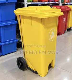 Durable Big Bin 240L Pedal/Step Foot Opening With Wheels and Lid