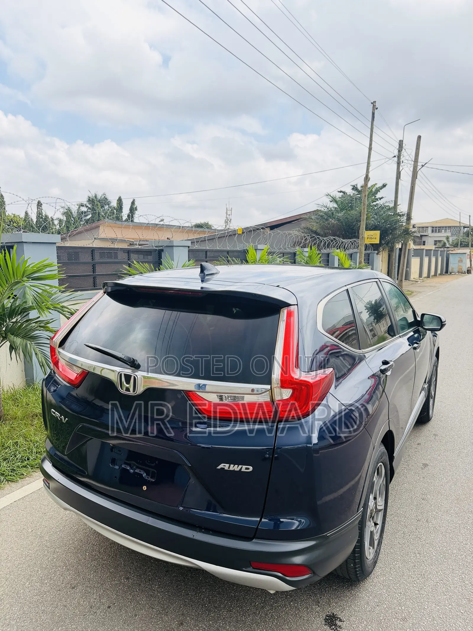 Honda CR-V EX AWD 2019 Blue