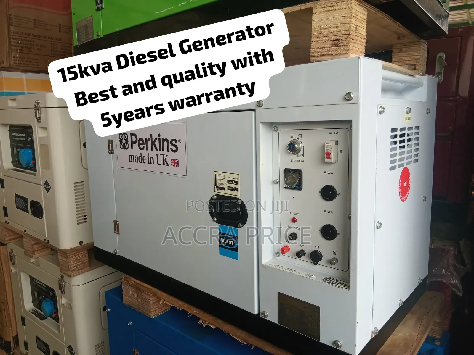 15KVA Diesel Generator Heavy Duty Powerful Genset With 5Years Warranty