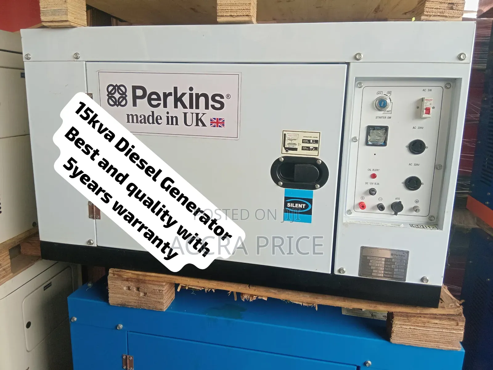 Powerful 15KVA Diesel Generator Quality Engine, Fuel Efficient Backed