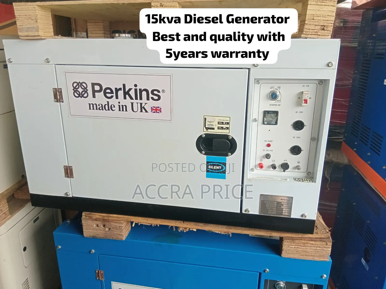 Powerful 15KVA Diesel Generator Quality Engine, Fuel Efficient Backed
