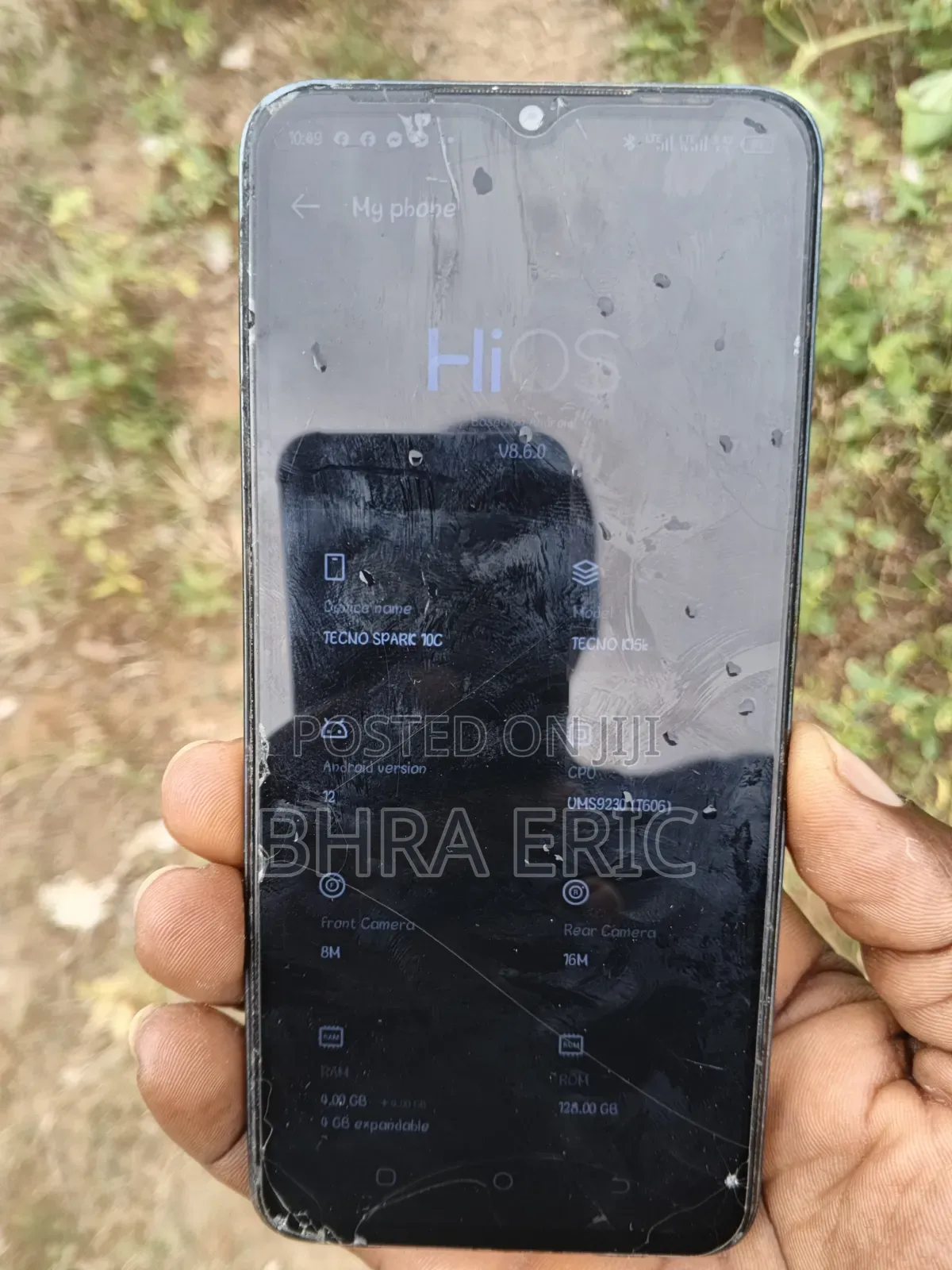 Tecno Spark 10C 128 GB Black