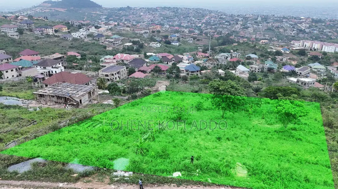 Registered With Land Title Certificate Land at Kwabenya Hills for Sale