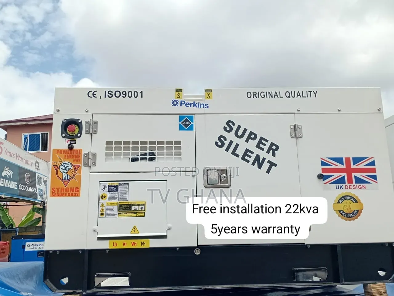 Perkins 22KVA Diesel Generator – Quality Heavy Duty Power 22kva