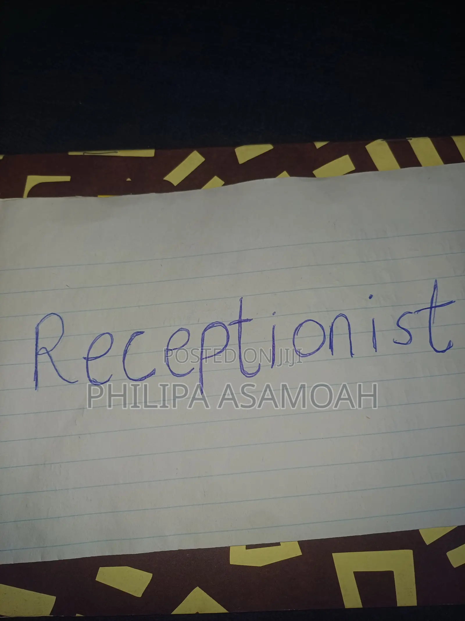 Receptionist