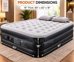 Modern Tough Automatic Inbuilt Pump Double Size Air Inflatable Mattres