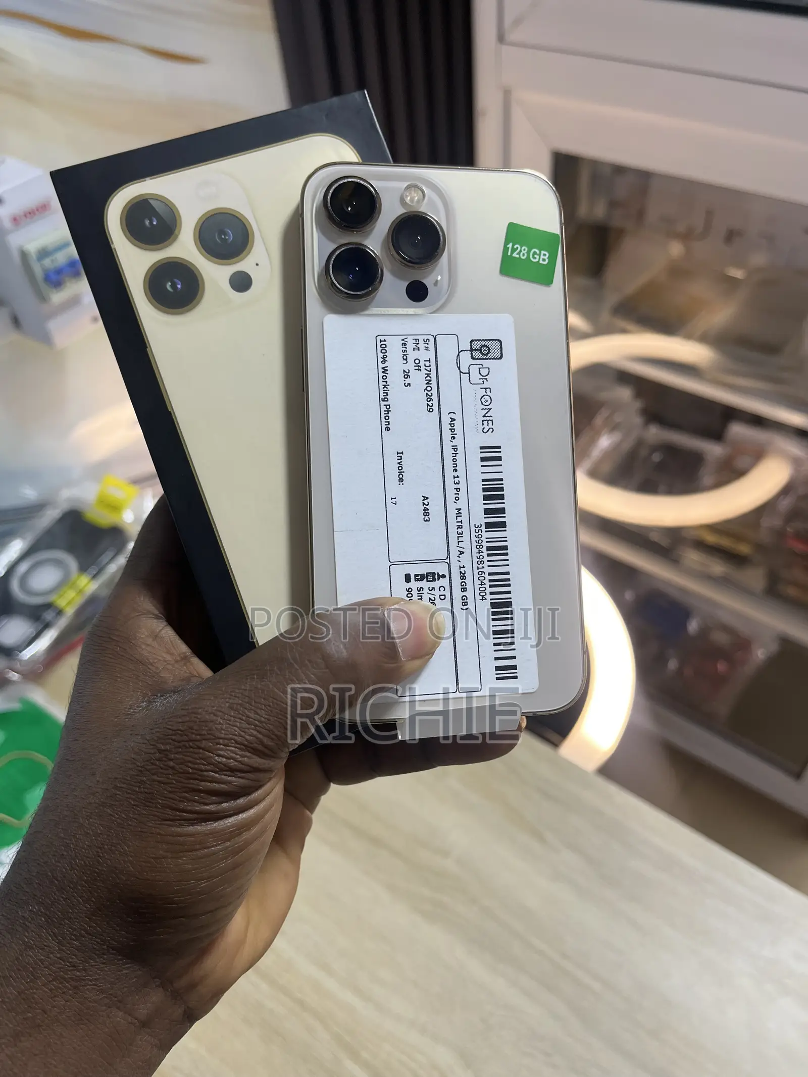 New Apple iPhone 13 Pro 256 GB Gold