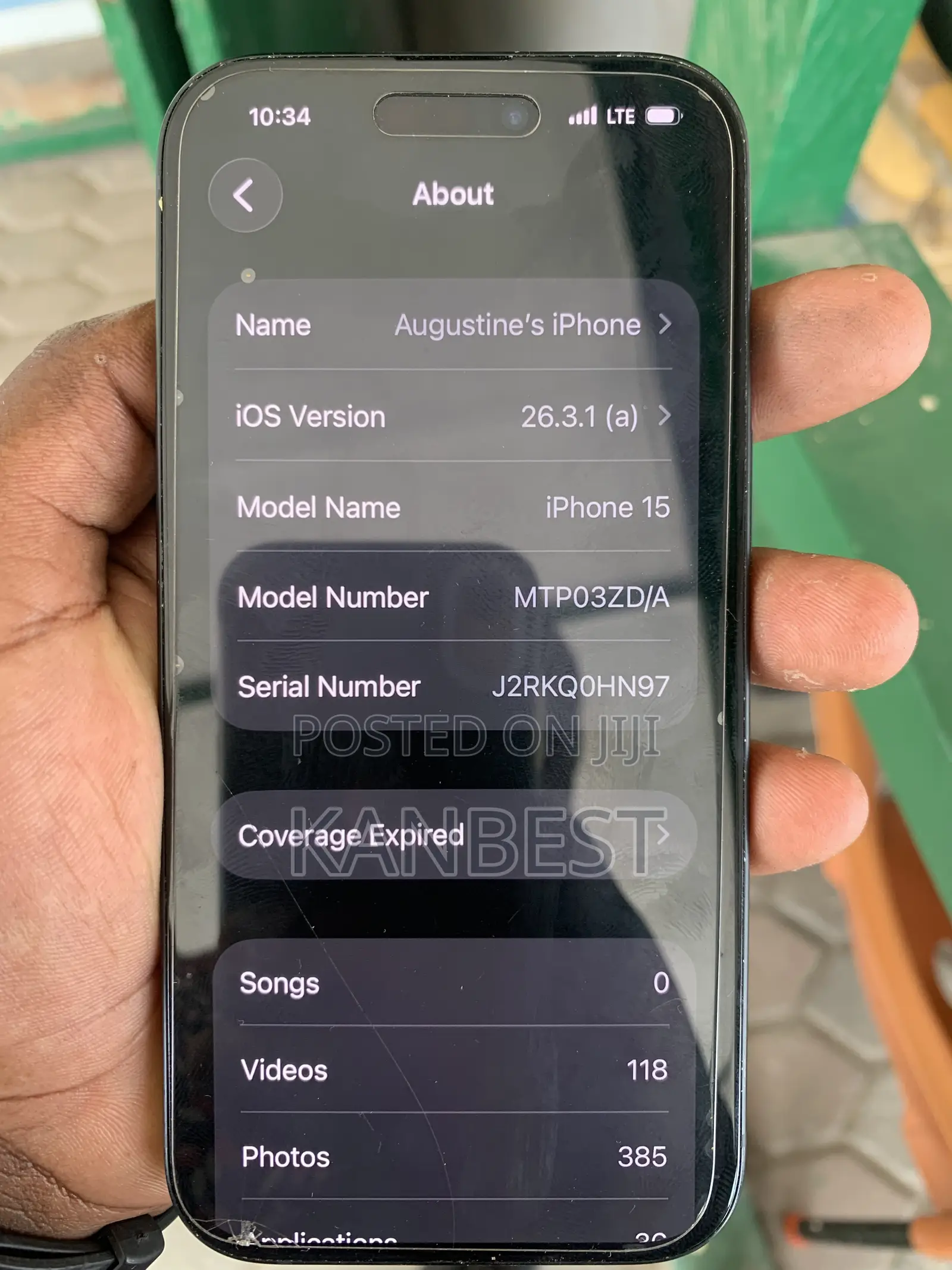 Apple iPhone 15 128 GB Black