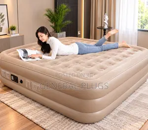 Temporary Accommodation Sorted :Double Size Automatic Pump Mattress