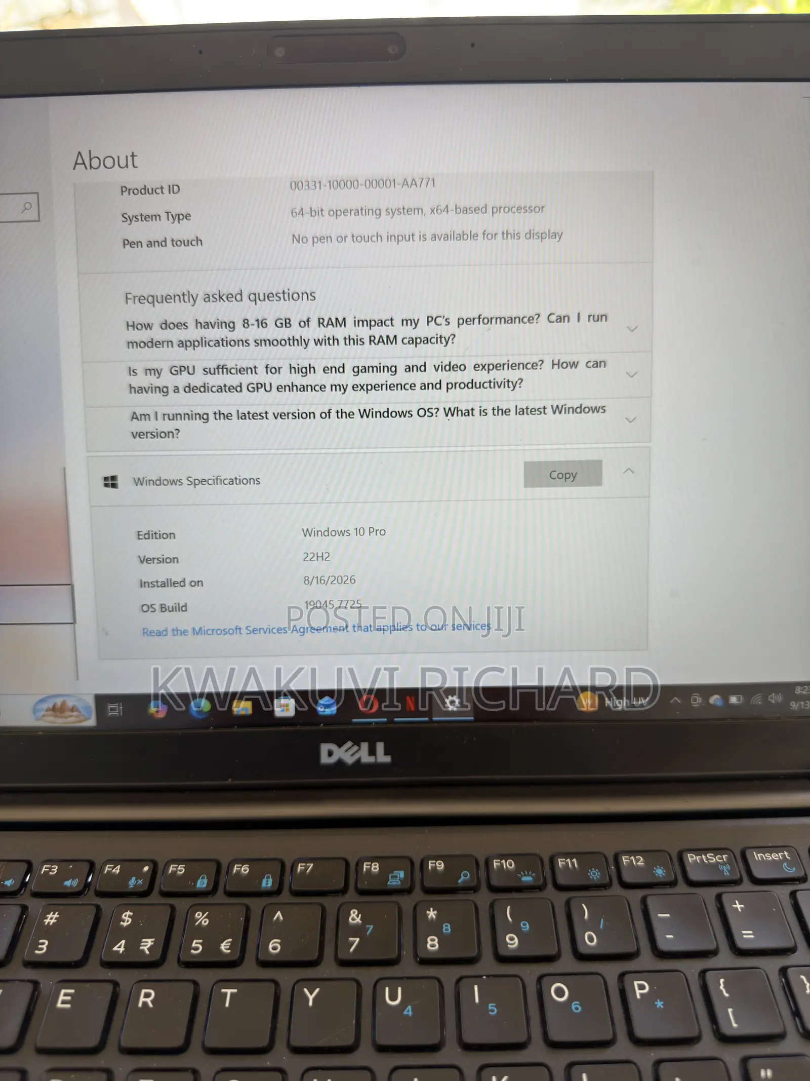Laptop Dell Latitude 7480 8GB Intel Core i7 HDD+SSD 256GB