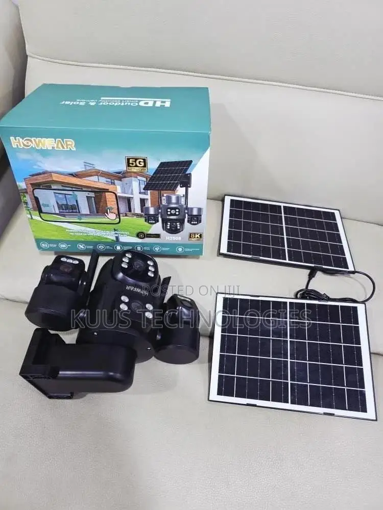 How Far 4Lens Outoor Solar Smart Camera -