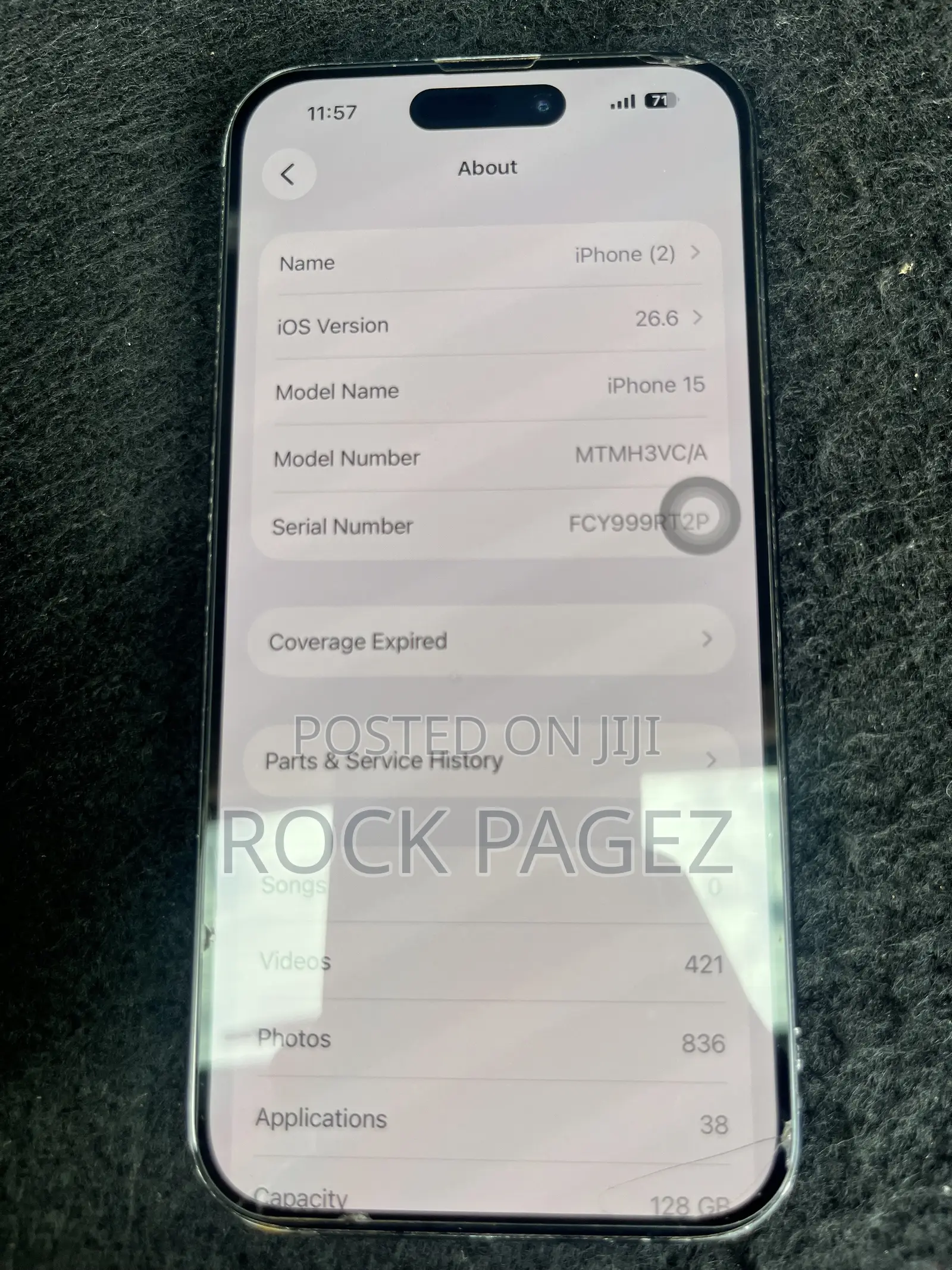 Apple iPhone 15 128 GB Black