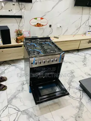Hot  Deals on Gas Cooker Oven 60/60 New Line 4burner Black —-