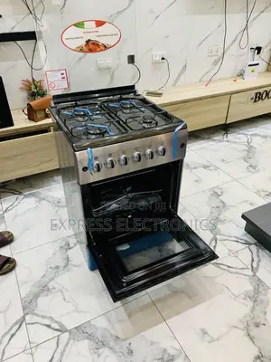 Ultra Modern Gas Cooker Oven 4burner New Line 60/60 Sliver