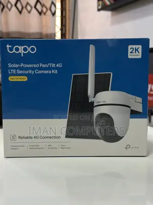 Solar Powered Pan /Tilt 4g Lte Security Camera Kit