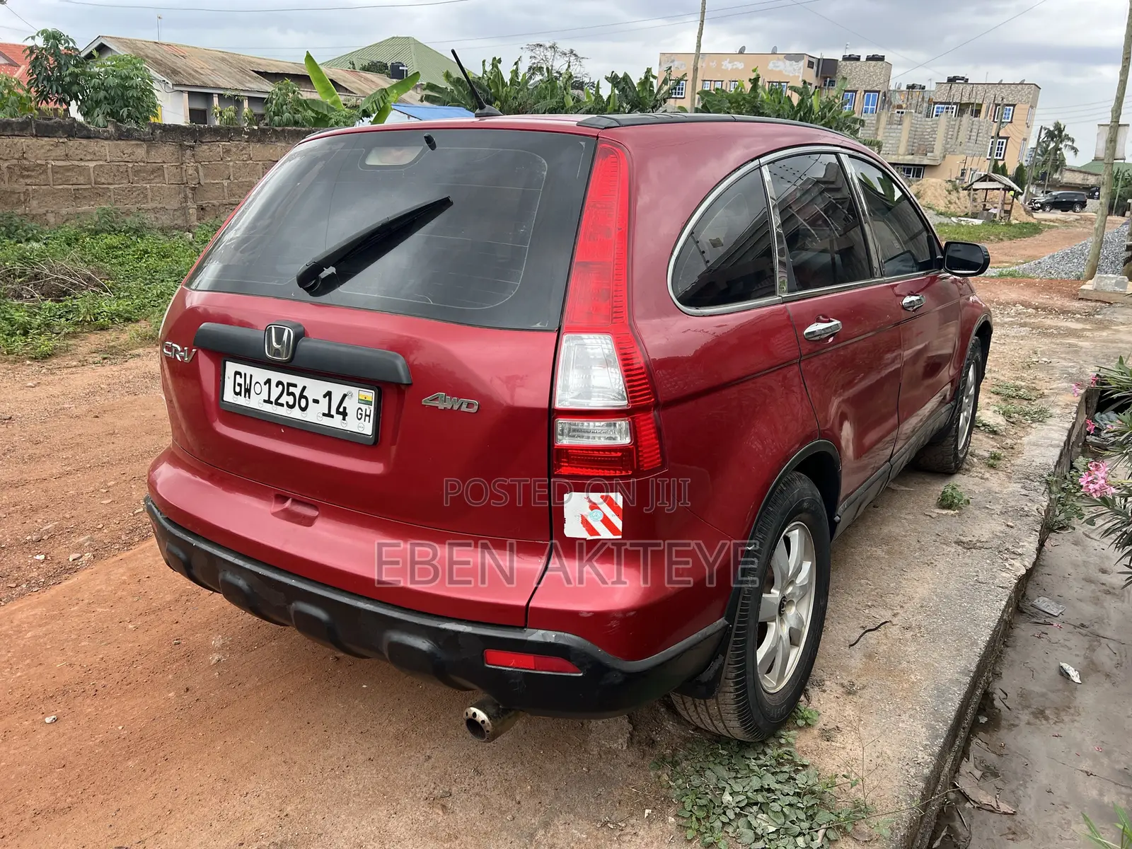 Honda CR-V 2.4 LX Automatic 2008 Red