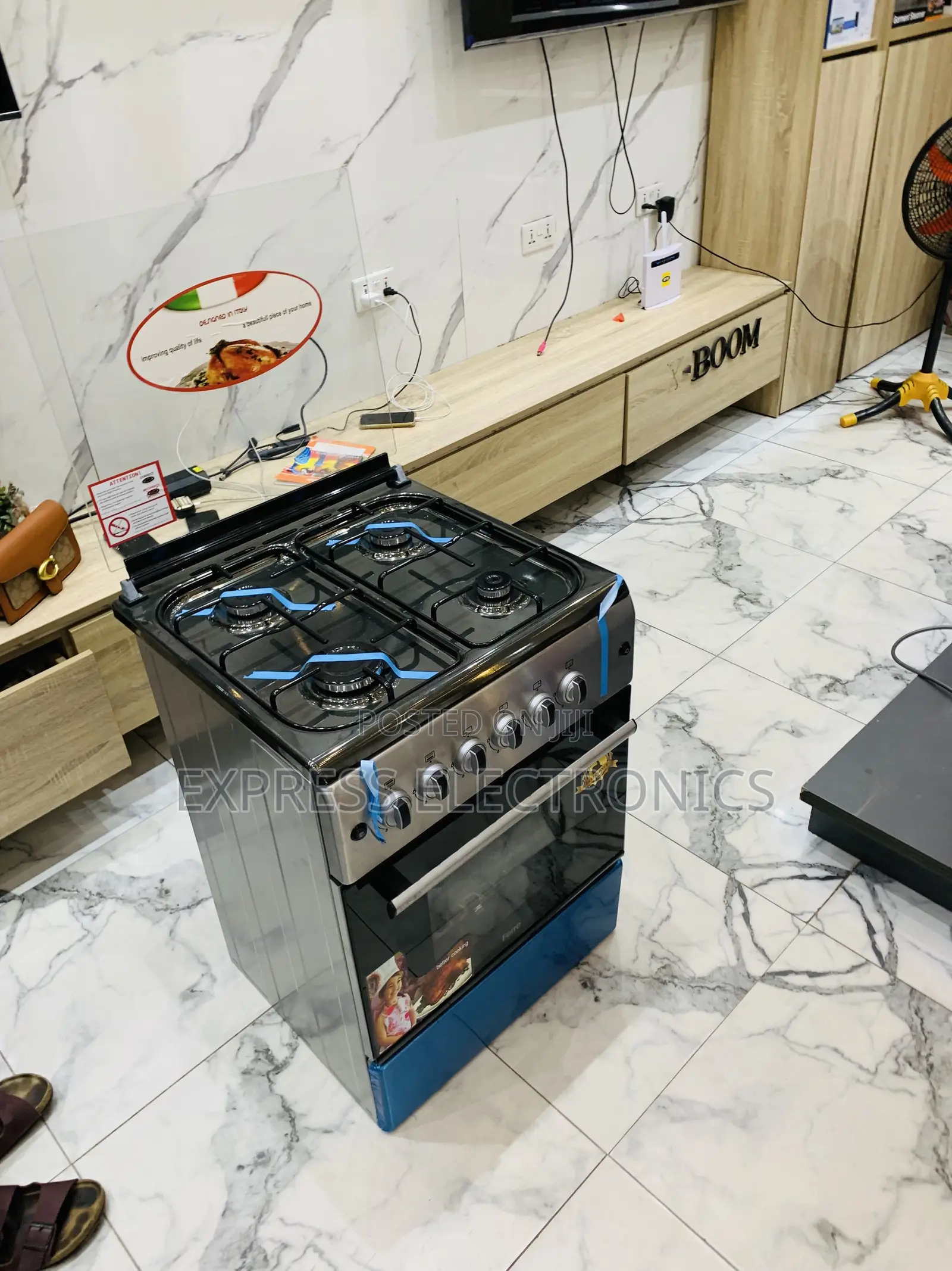 Ultra Sleek New Line Gas Cooker Oven 60/60 4burner