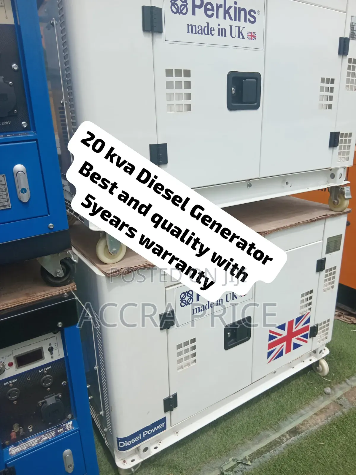 Brid on High Master 20kva Perkins Generators