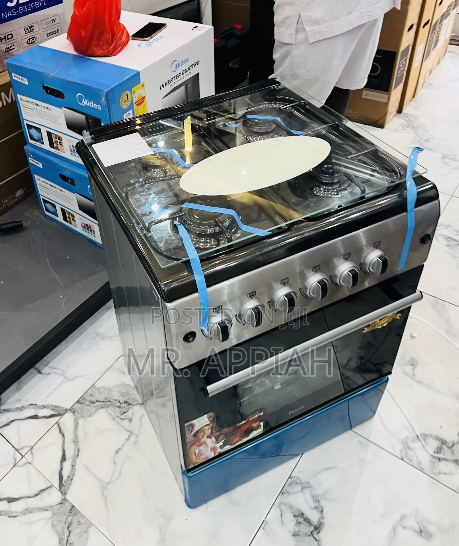 Extremely Classic Volcano 50x60cm 4 Gas Burner(New Line)Gray 