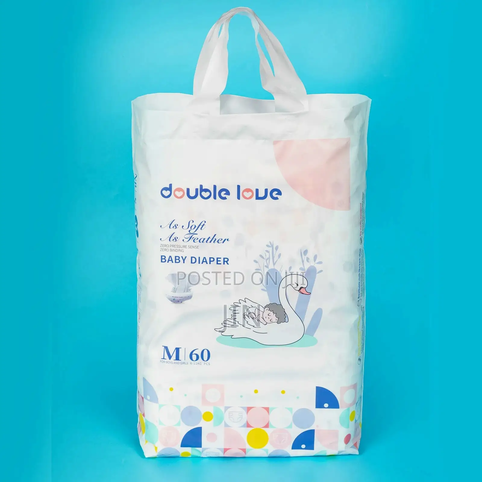 Double Love Baby Diapers Medium
