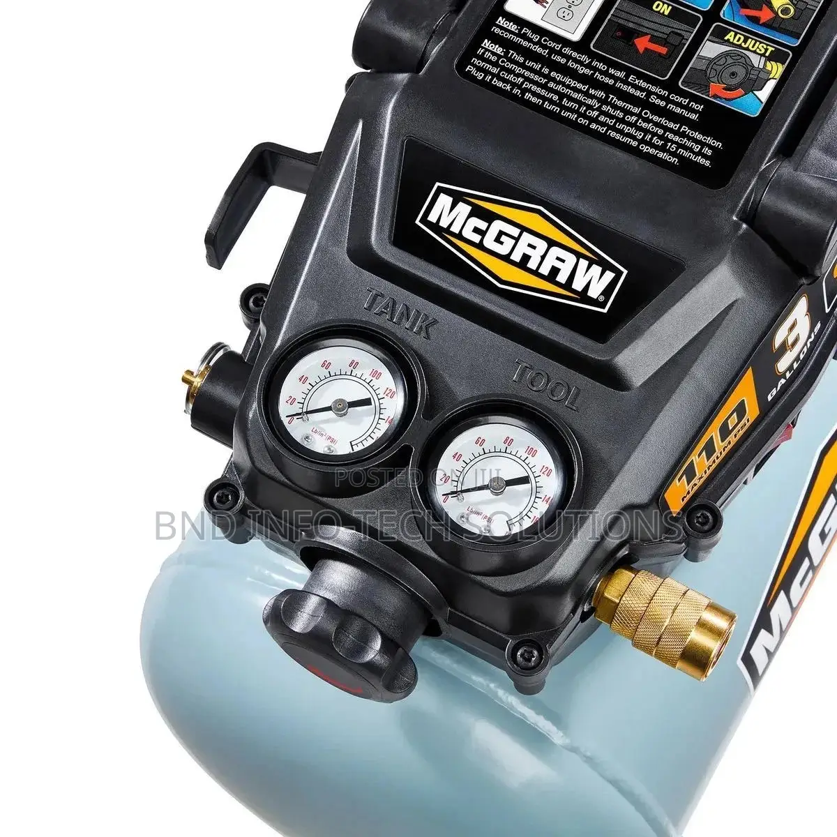 3 Gallon Oil Free Portable Electric Air Compressor