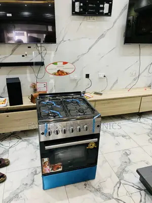 Quality New Line Black Gas Cooker Oven 4burner 60/60