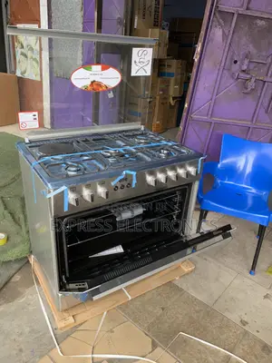 4-1 Ferre Gas Electric Cooker 60/90 Oven Rotisserie Grill