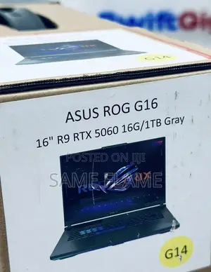 New Laptop Asus ROG Strix G16 16GB AMD Ryzen 9 SSD 1T