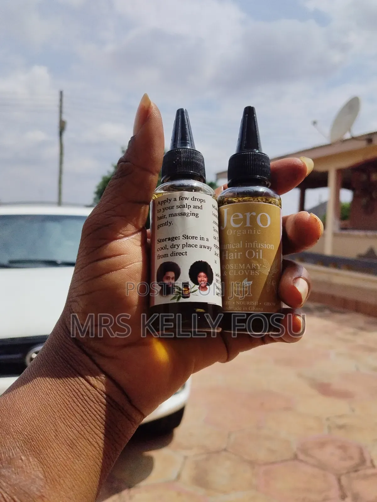 Jero Organic Hair Oil Small