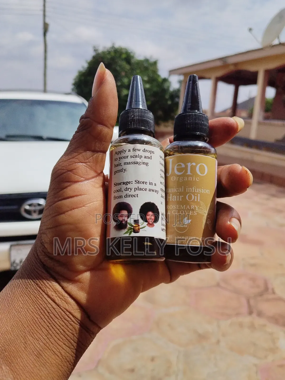 Jero Organic Hair Oil Small