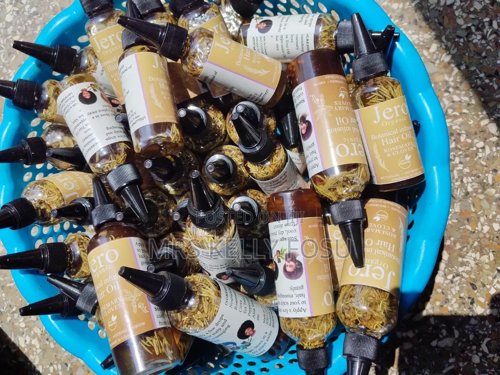 Jero Organic Hair Oil Small