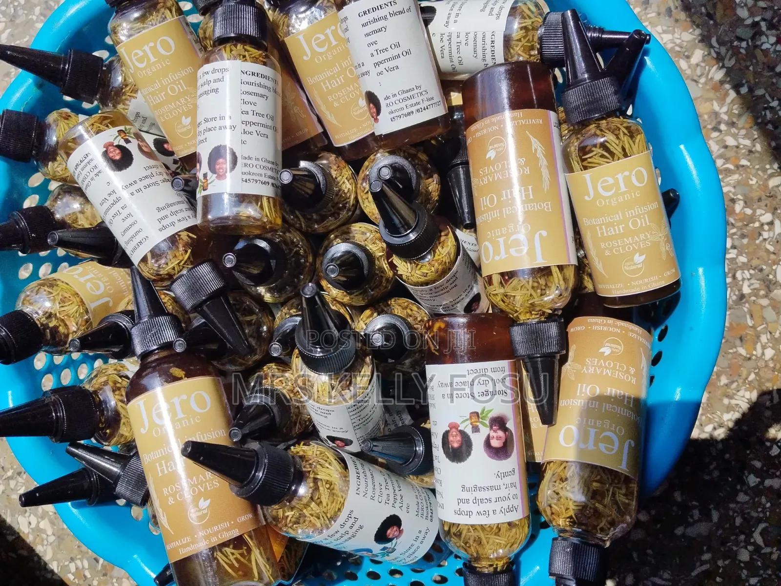 Jero Organic Hair Oil Small