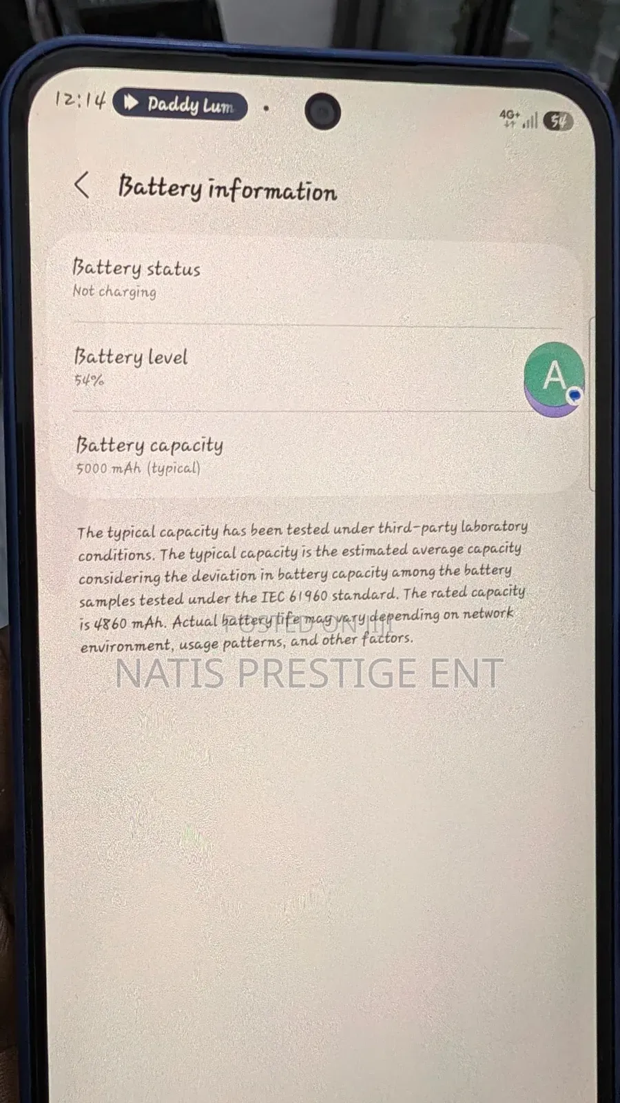Samsung Galaxy A27 128 GB Blue