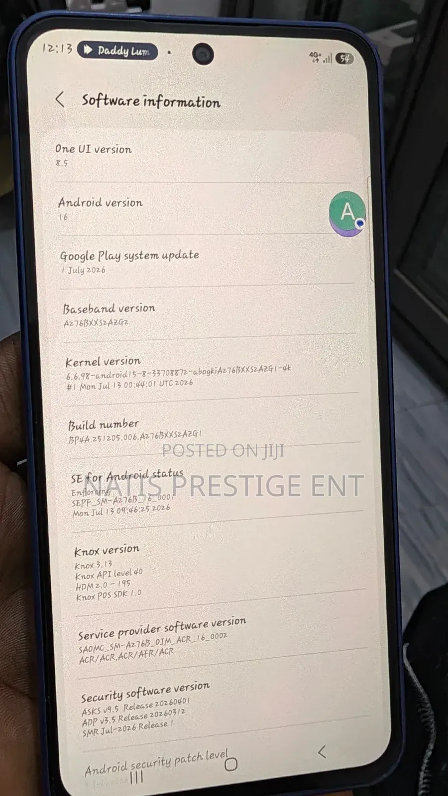 Samsung Galaxy A27 128 GB Blue