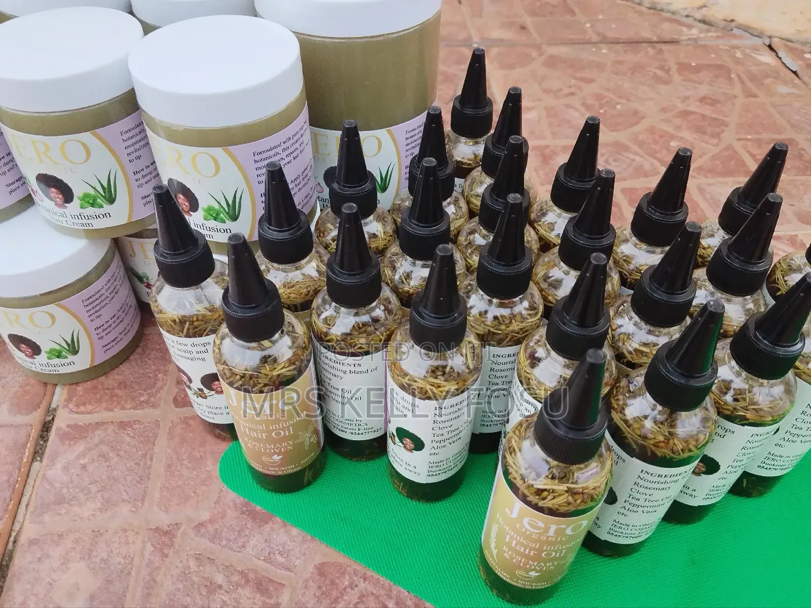Jero Organic Hair Oil Small