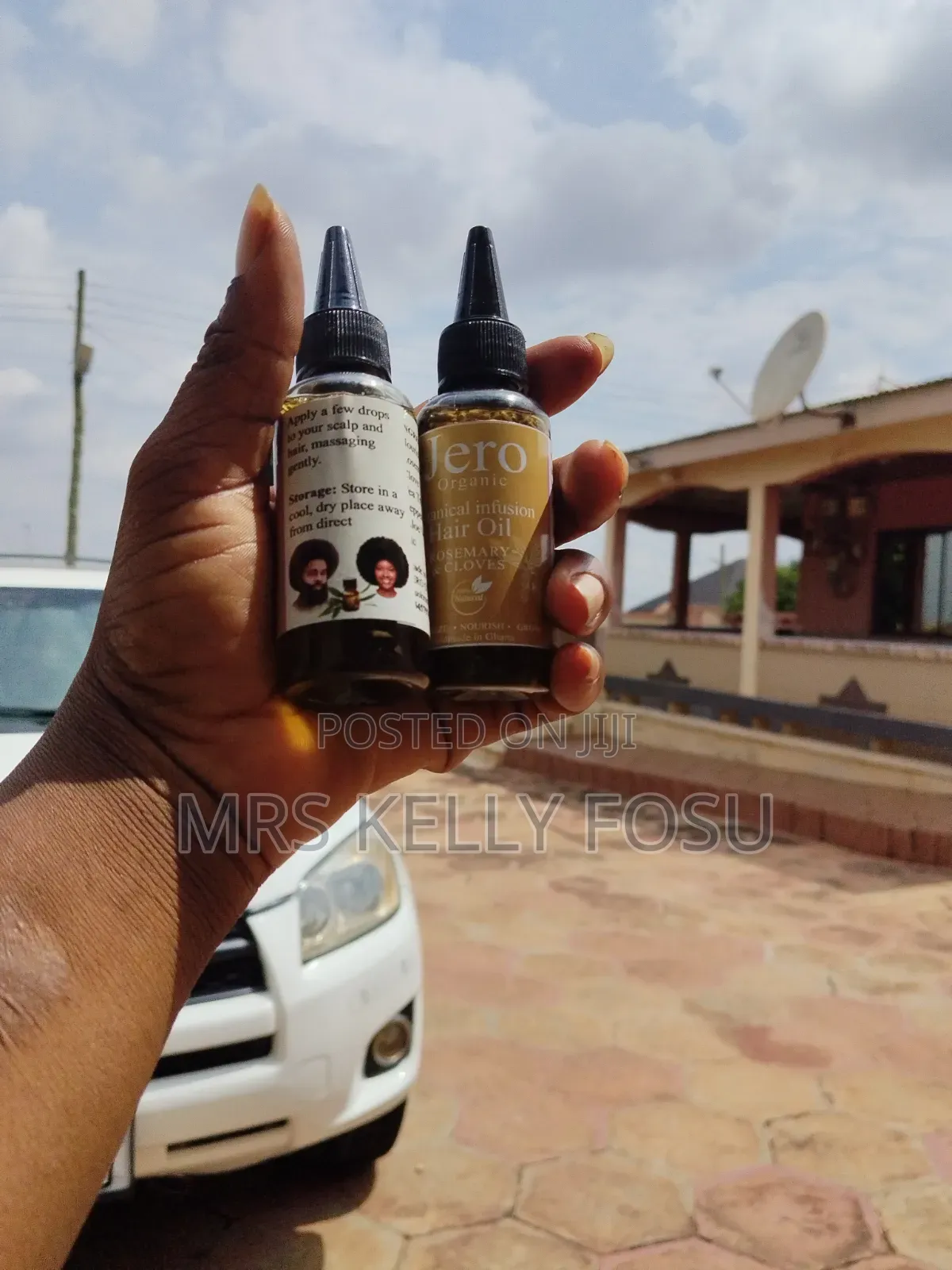 Jero Organic Hair Oil Small