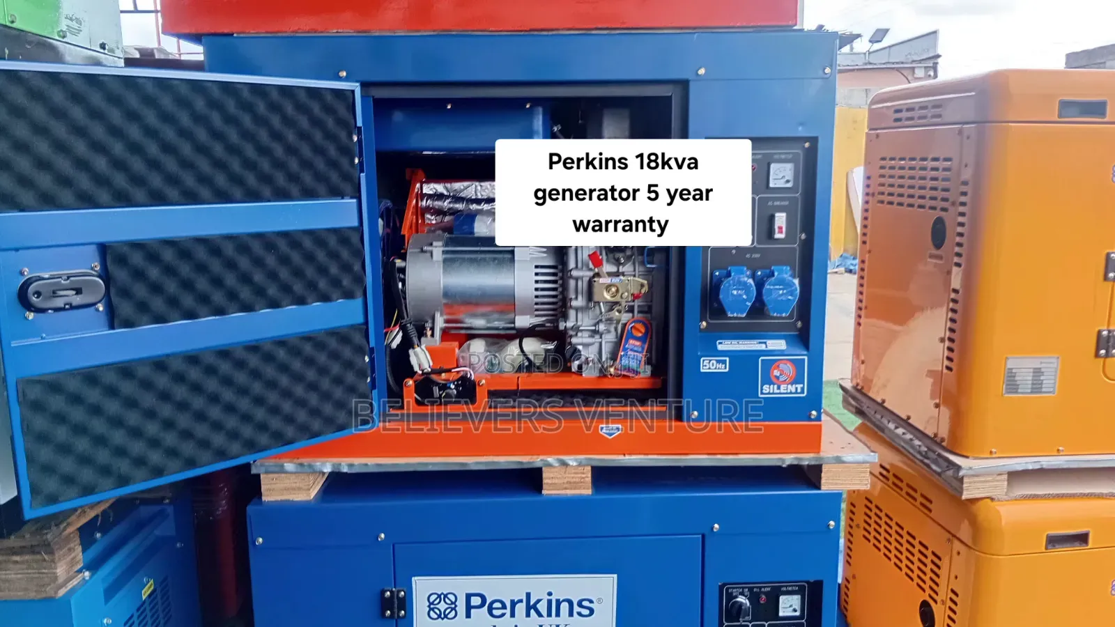 Perkins 18KVA Generator – Strong Power, Built to Last