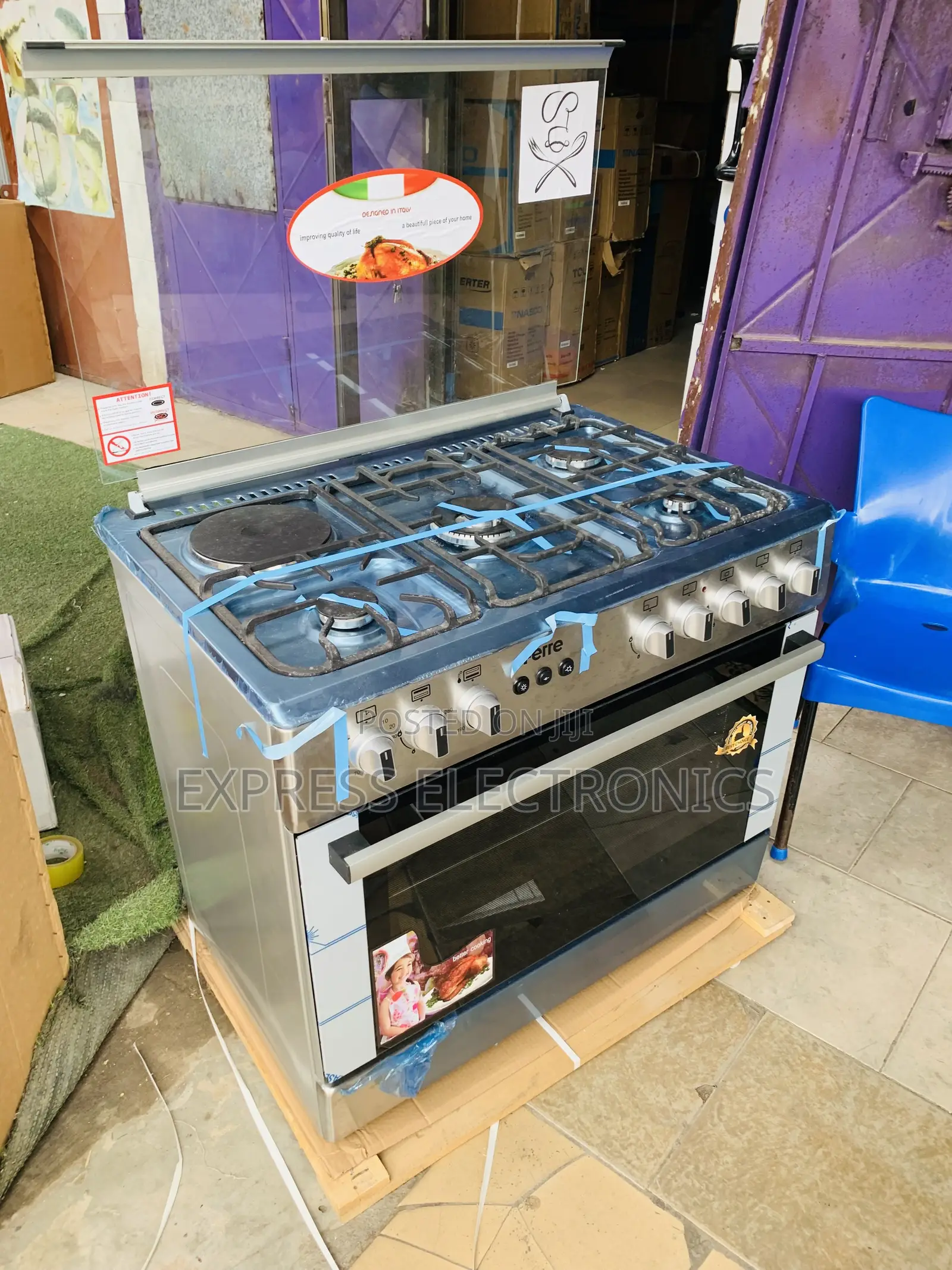 Ferre Gas Electric Coke Oven Rotisserie Sliver 4-1 60/90