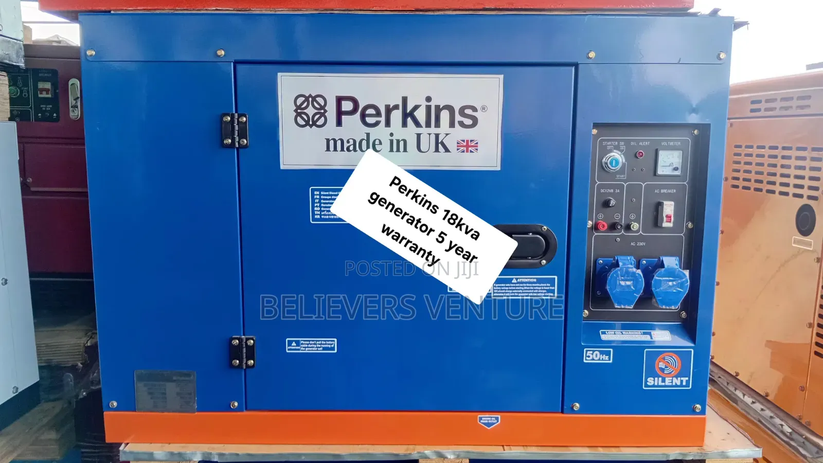 Perkins 18KVA Diesel Generator – Stable Power, Anytime