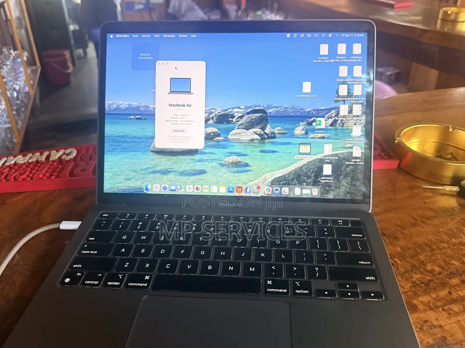 Laptop Apple MacBook Air 8GB Apple M1 SSD 250GB