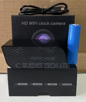 Digital Wi-Fi Clock Camera, HD WiFi Spy Clock Camera