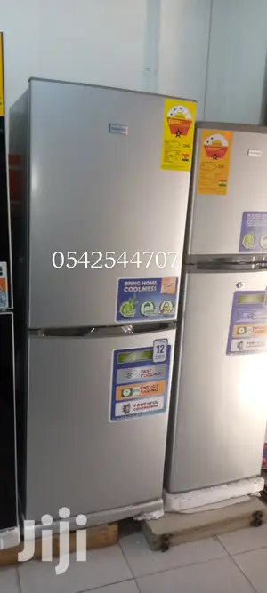 Double Door Fridge- Nasco 186 Litres