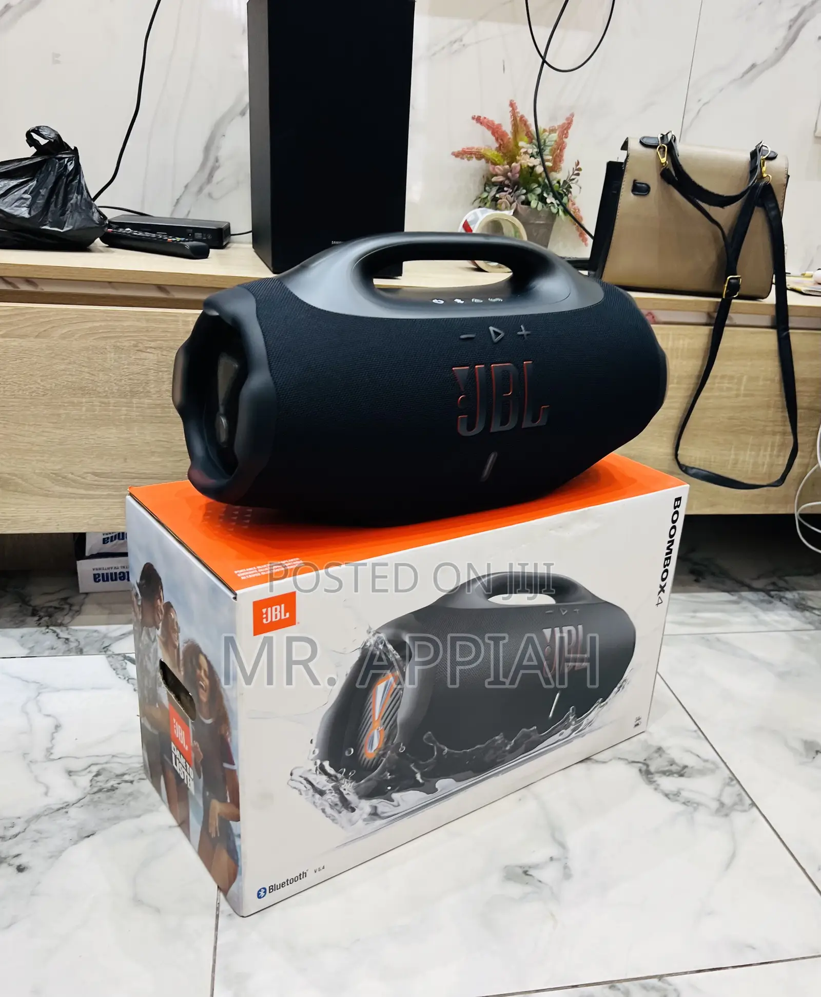Get JBL Boombox 4 Bluetooth Speaker(Black)Waterproof