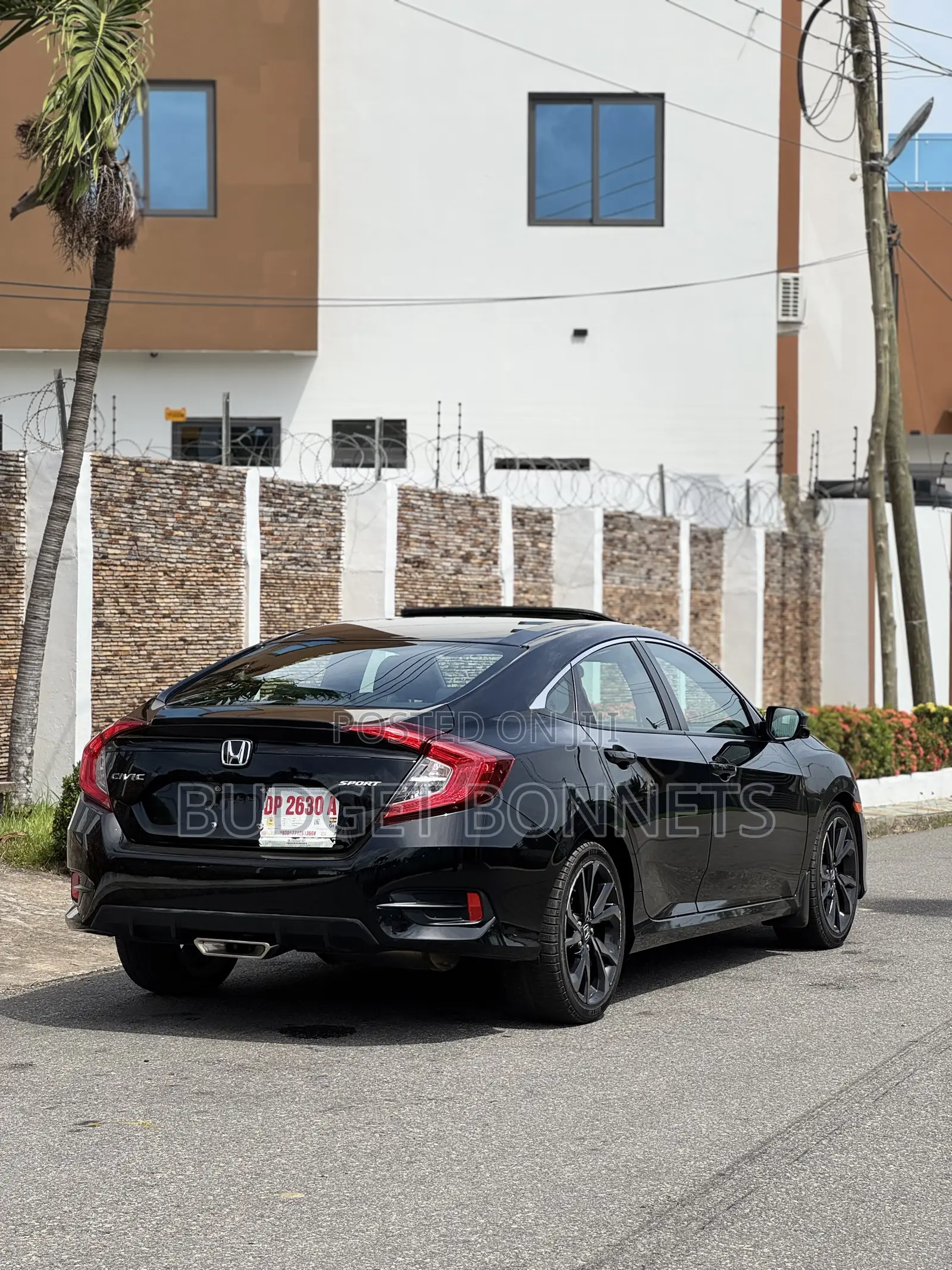 Honda Civic Sport Sedan 2020 Black