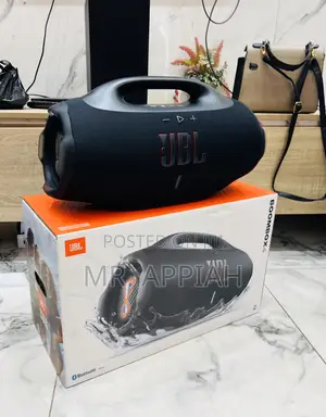 Sleek Design JBL Boombox 4 Waterproof Bluetooth Speaker(Black)Wireless